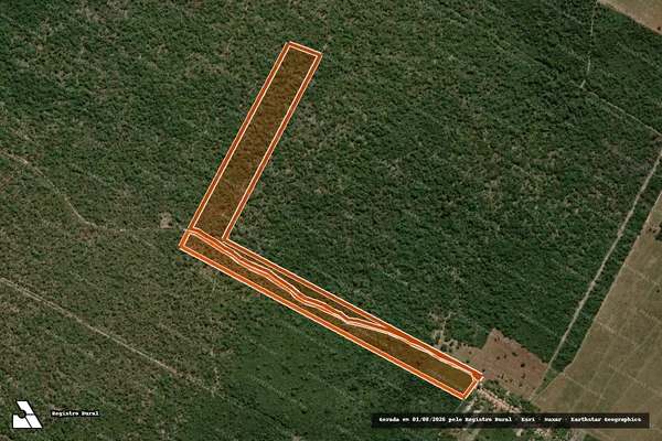 Imagem de satélite de FAZENDA SILVA em BARRA DO CORDA - MA