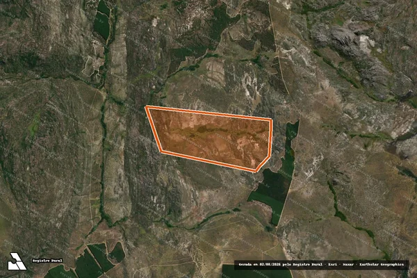 Imagem de satélite de FAZ. SERRA DO CABRAL LAZAO GLEBA B em BUENÓPOLIS - MG
