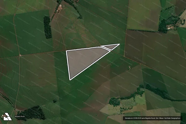 Imagem de satélite de Sítio Margarida em CAMBÉ - PR