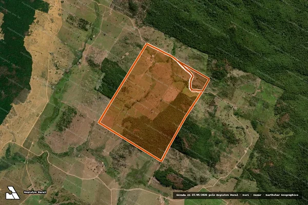 Imagem de satélite de FAZENDA IPANAMA em RIO MARIA - PA