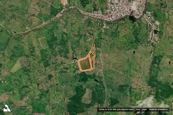 Imagem de satélite de FAZENDA SALVADORA em IBICARAÍ - BA