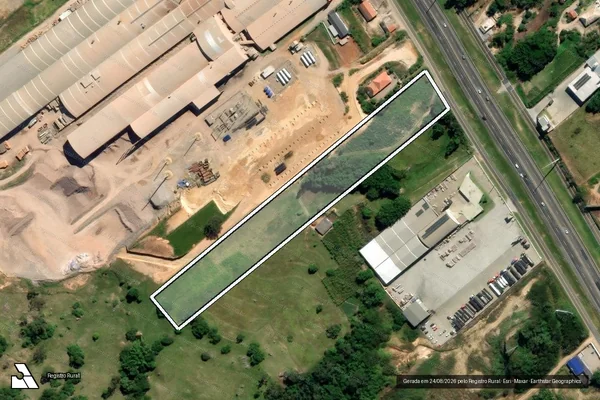 Imagem de satélite de MATRÍCULA 43650 em JAGUARUNA - SC
