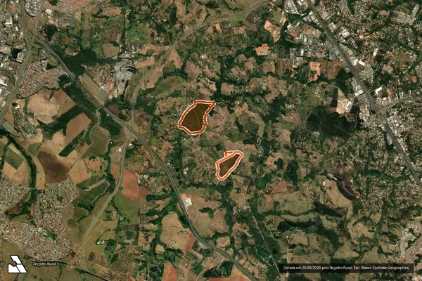 Imagem de satélite de PARQUE ESTADUAL ARA em VALINHOS - SP