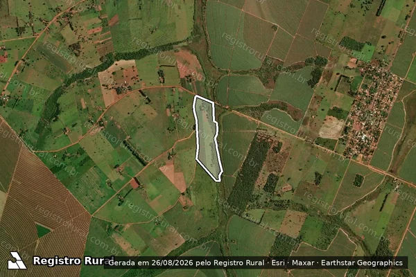 Imagem de satélite de Lote 15, PA Nossa Senhora do Carmo em CAARAPÓ - MS