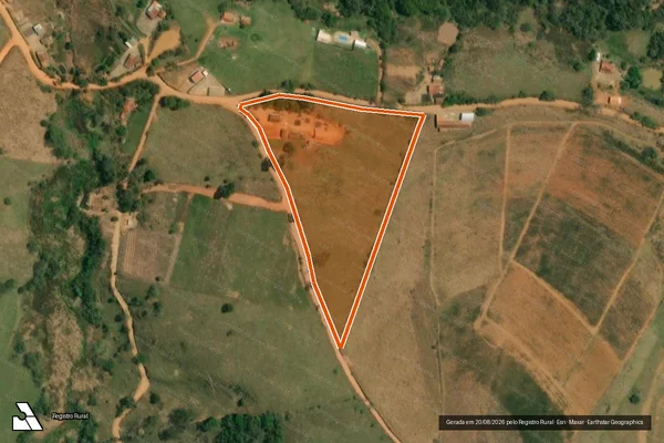 Imagem de satélite de SITIO PIÃO em CAMPESTRE - MG