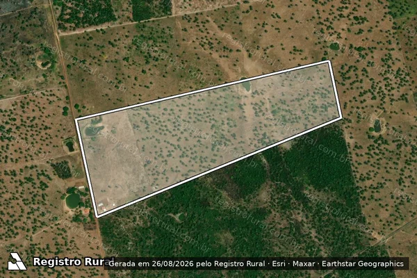 Imagem de satélite de FAZENDA TUDO É DO PAI em BACABAL - MA