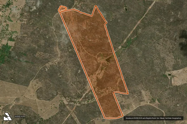 Imagem de satélite de FAZENDA BOA SORTE em SERTÂNIA - PE