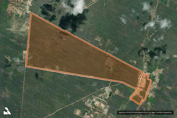 Imagem de satélite de FAZENDA MUNDO NOVO em SÃO MIGUEL DO GOSTOSO - RN