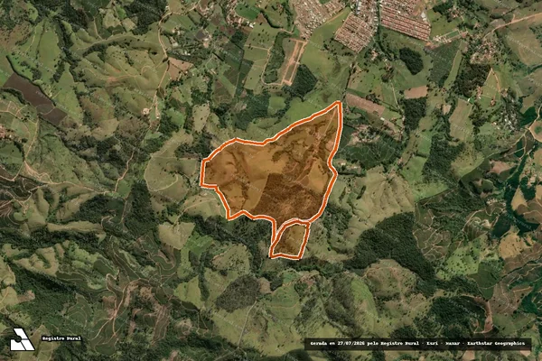 Imagem de satélite de Fazenda Boa Vista em JACUTINGA - MG