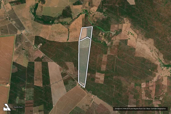 Imagem de satélite de BAIXÃO DO TAMBORIL em SÃO GONÇALO DO PIAUÍ - PI