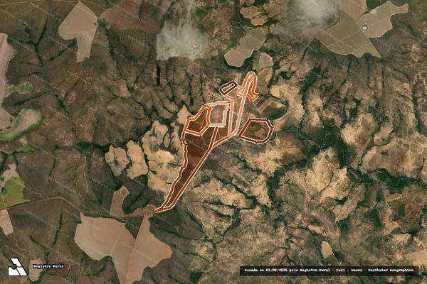Imagem de satélite de Fazenda Piratinga em FORMOSO - MG