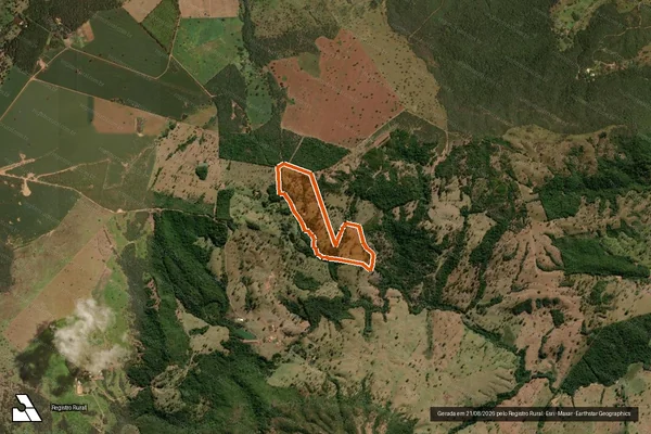 Imagem de satélite de Recanto do Coelho em ARAGOIÂNIA - GO