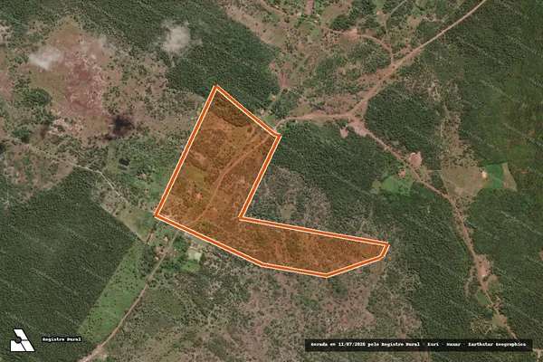Imagem de satélite de BARRA BRANCA em UNIÃO - PI