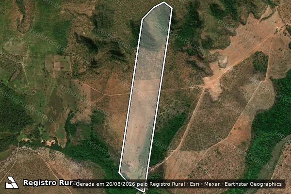 Imagem de satélite de GLEBA VAO DO PEBA em BALSAS - MA