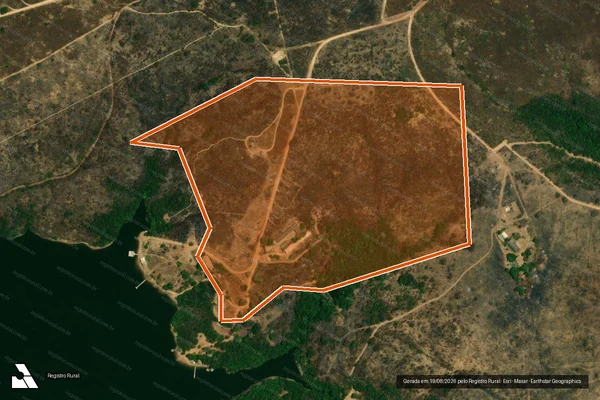 Imagem de satélite de FAZENDA CORUMBÁ em LUZIÂNIA - GO