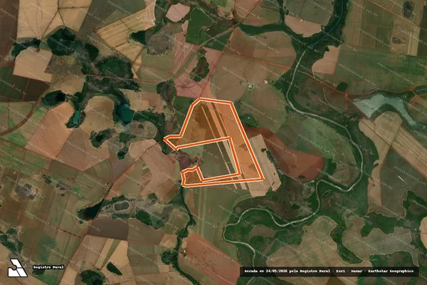 Imagem de satélite de FAZENDA GAMELEIRA II em Turvelândia - GO