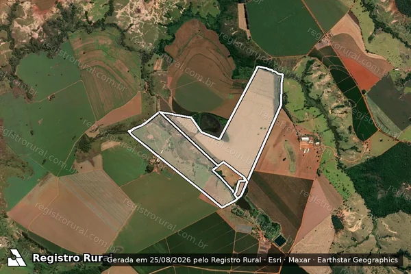 Imagem de satélite de Fazenda SÃ£o Bartolomeu em CARMO DO PARANAÍBA - MG