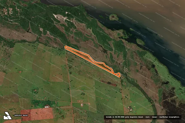 Imagem de satélite de Estância Coração de Jesus em BATAGUASSU - MS