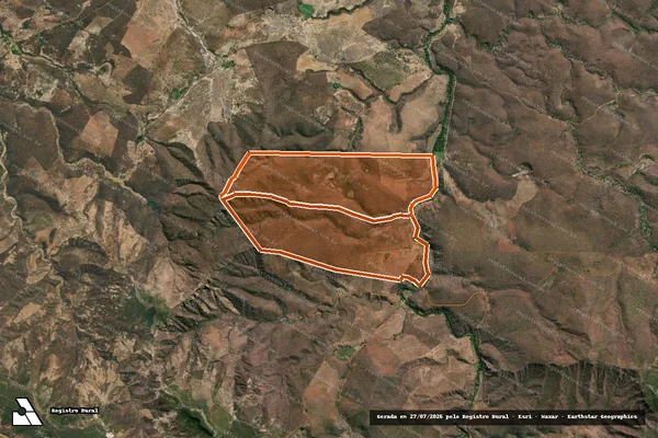 Imagem de satélite de Parcela 02 Fazenda Gravata/Salinas em ARAÇUAÍ - MG