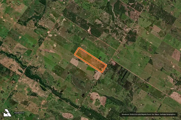 Imagem de satélite de LOTE 157 em CÁCERES - MT