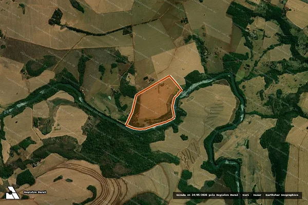Imagem de satélite de FAZENDA RIO CLARO em JATAÍ - GO