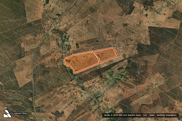 Imagem de satélite de FAZENDA DESTERRO em COCOS - BA