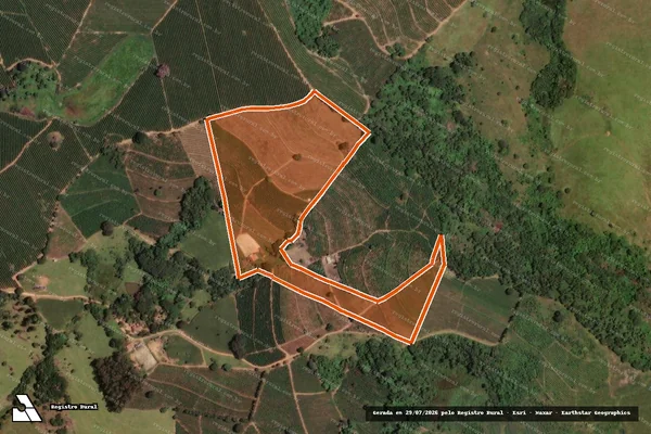 Imagem de satélite de SITIO SÃO JOSE em SERRANIA - MG