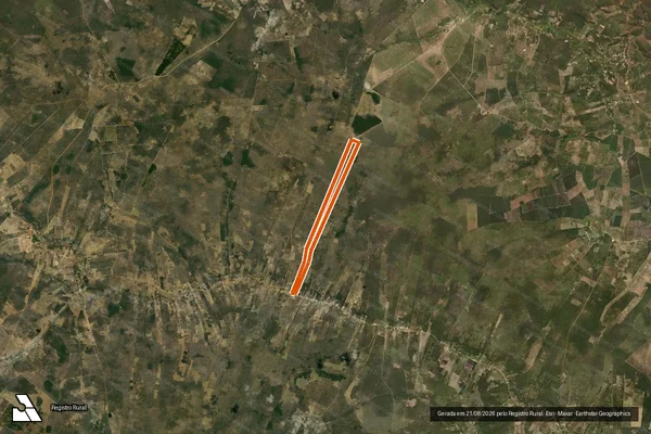 Imagem de satélite de FAZENDA LAGOA DANTA em TREMEDAL - BA