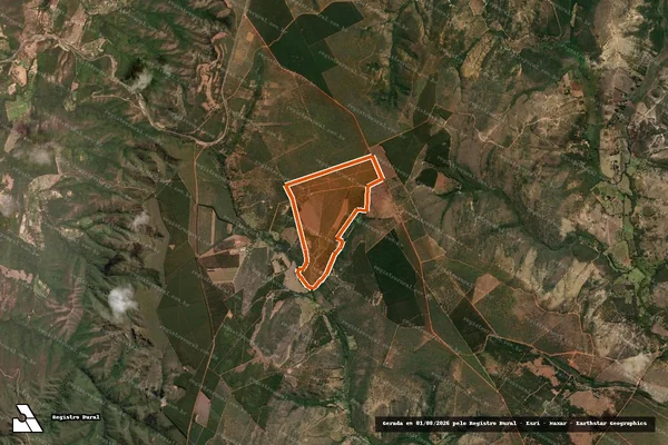 Imagem de satélite de FAZENDA SÃO DOMINGOS em GRÃO MOGOL - MG