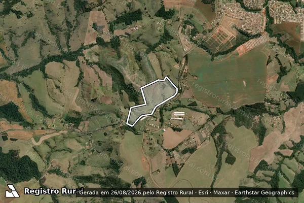 Imagem de satélite de SITIO BOA VISTA em TOMAZINA - PR