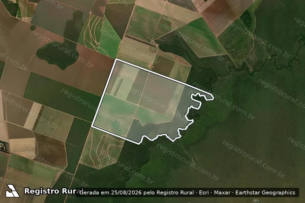 Imagem de satélite de FAZENDA SANTA MARIANA em Sapezal - MT