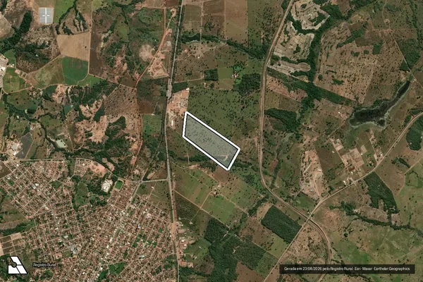 Imagem de satélite de FAZENDA LAGES II em PORANGATU - GO