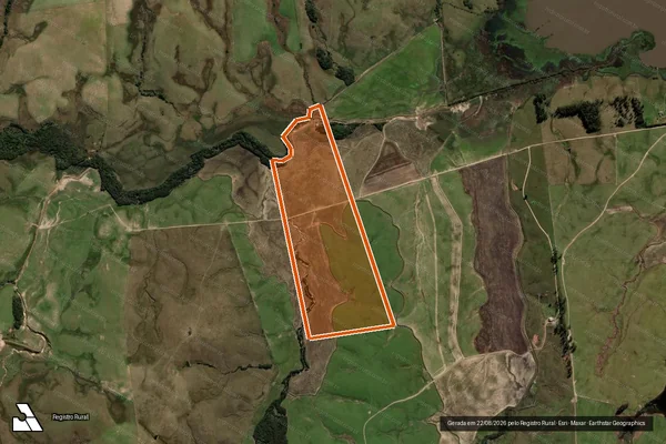 Imagem de satélite de FAZENDA ABELHA 6 em ROSÁRIO DO SUL - RS