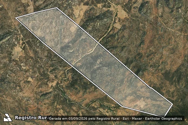 Imagem de satélite de FAZENDA CURRALINHO em BODÓ - RN