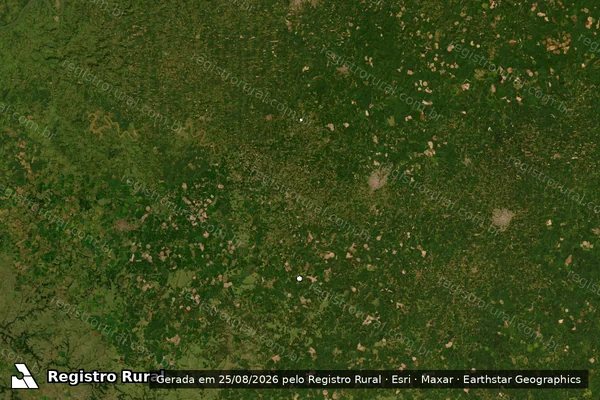 Imagem de satélite de TERRAS DA MATRICULA 7.175 em SETE DE SETEMBRO - RS