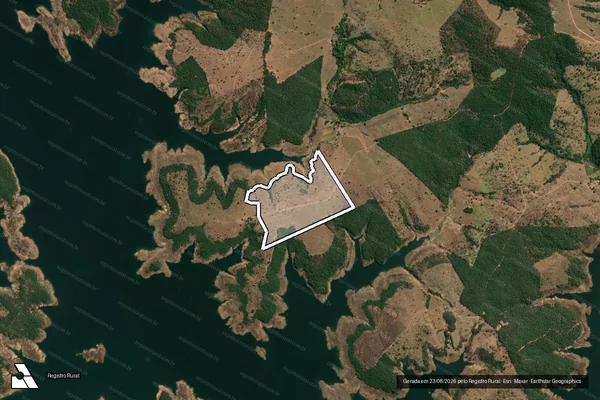 Imagem de satélite de Fazenda Serra Negra em DOURADOQUARA - MG