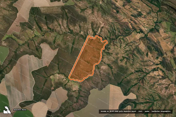 Imagem de satélite de FAZENDA SÃO DOMINGOS em BURITIS - MG