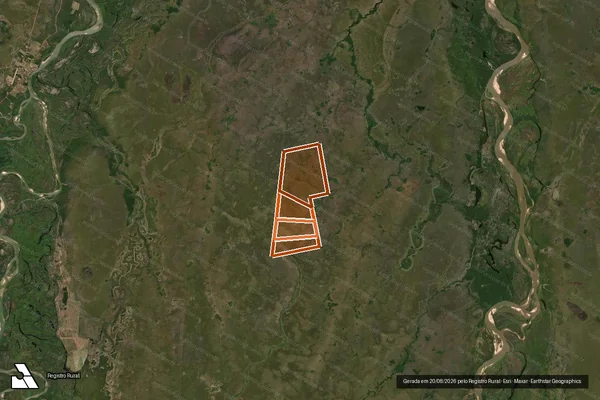 Imagem de satélite de FAZENDA DONA ITALIA em NOVO SANTO ANTÔNIO - MT