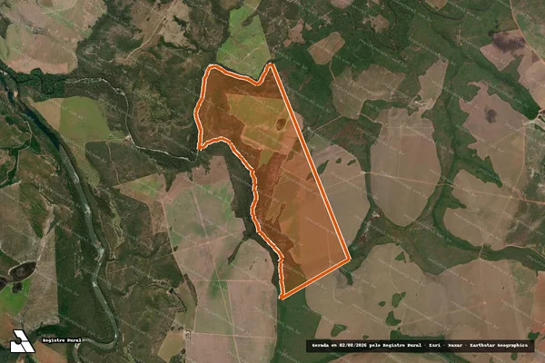 Imagem de satélite de FAZENDA MARIANA II em CHAPADA DA NATIVIDADE - TO