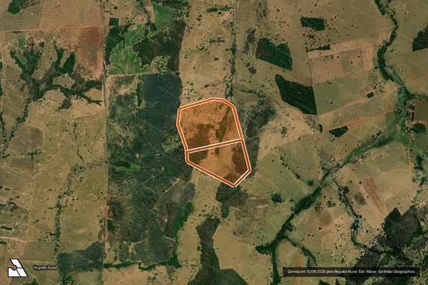 Imagem de satélite de FAZ SAO DOMINGOSE CAB DE SAO JOAO em SÃO LUÍS DE MONTES BELOS - GO