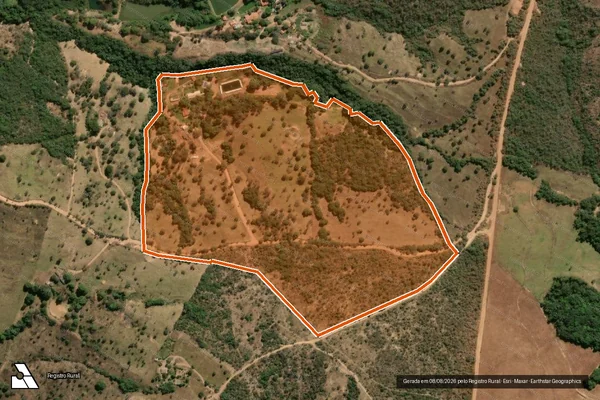Imagem de satélite de Fazenda Olaria ou Corumbá em LUZIÂNIA - GO