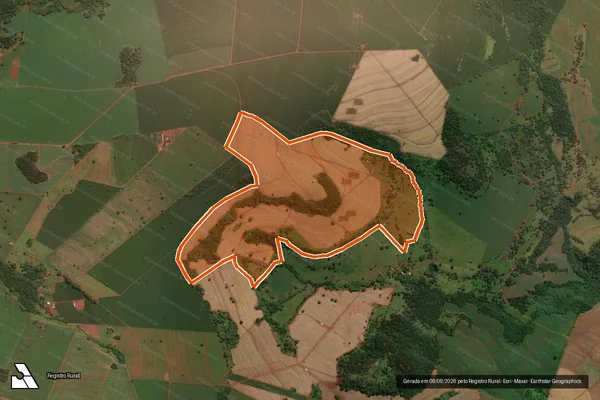 Imagem de satélite de FAZENDA MEDALHA em CONQUISTA - MG