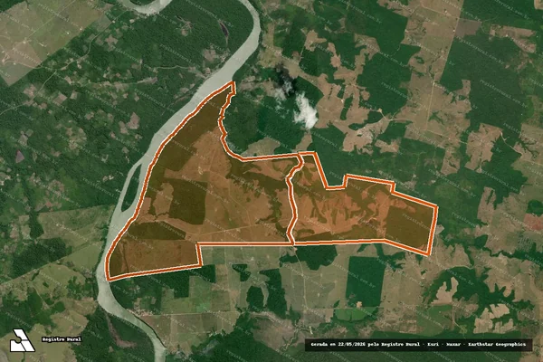 Imagem de satélite de FAZENDA CAETANO em AURORA DO PARÁ - PA