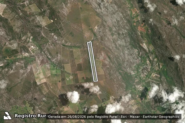 Imagem de satélite de Faz Roda Dagua ou Sitio Palestina em RIO DE CONTAS - BA