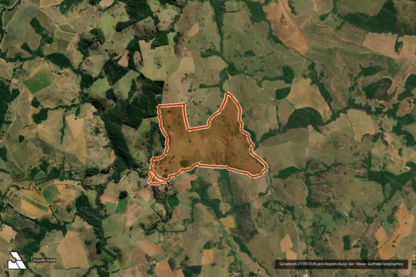 Imagem de satélite de SITIO CATANDUVAS OU RIO PARDO em SANTA RITA DE CALDAS - MG