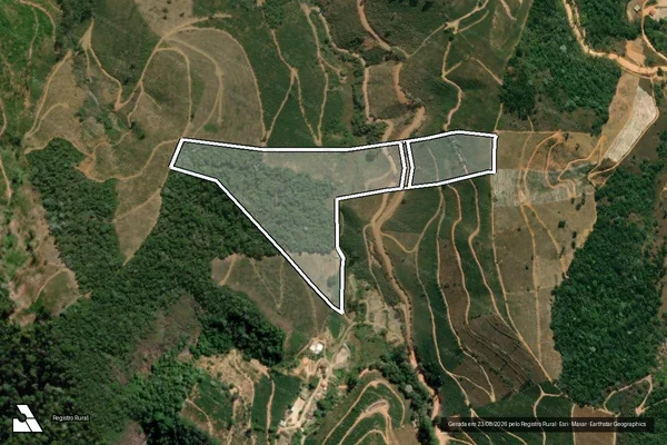 Imagem de satélite de SITIO RECANTO DA VOVÓ em BREJETUBA - ES