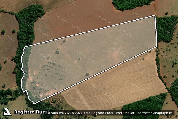Imagem de satélite de FAZENDA LARANJAL em PIRES DO RIO - GO