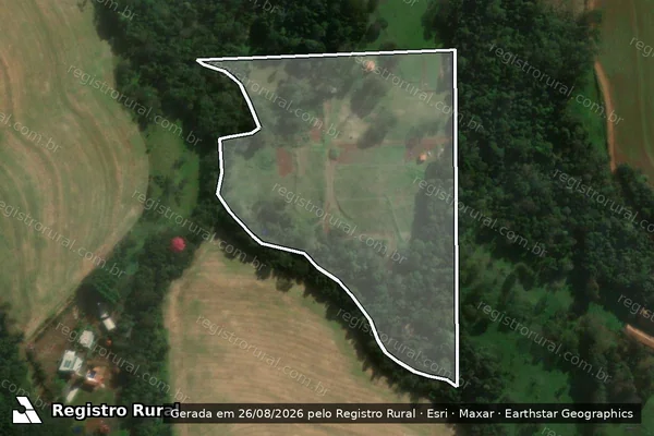 Imagem de satélite de LOTE RURAL N 45-H, DO 5 POLIGONO em MEDIANEIRA - PR