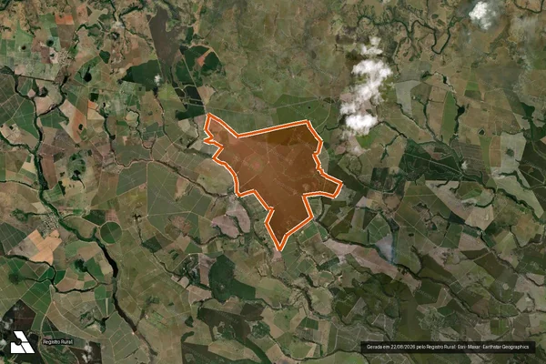 Imagem de satélite de FAZENDA CONJUNTO COPACABANA em CARAVELAS - BA