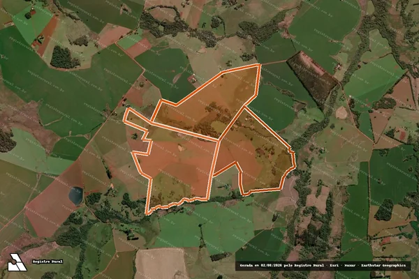 Imagem de satélite de Sao Francisco em BOSSOROCA - RS